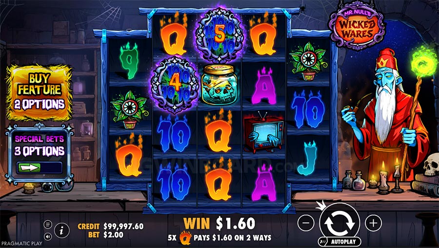 Mr Null’s Wicked Wares slot