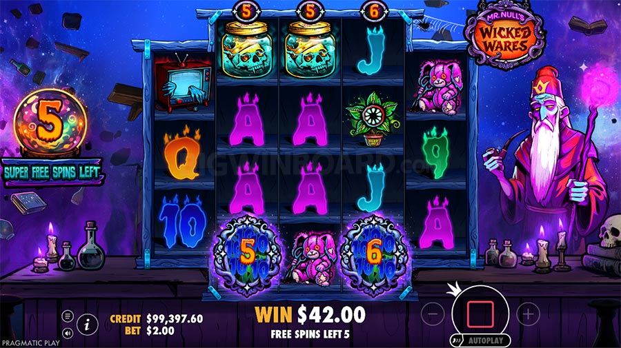 Mr Null’s Wicked Wares slot