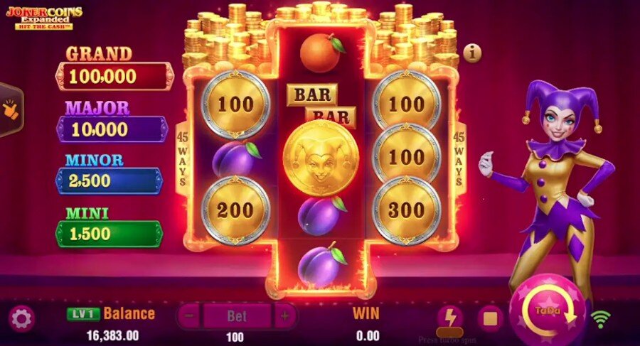 Joker coins Expanded slot