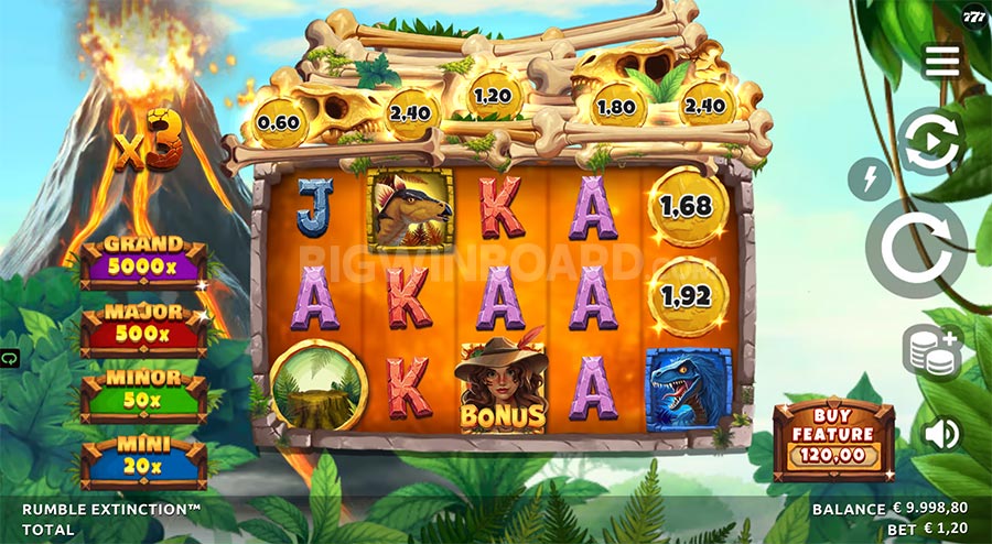 Rumble Extinction slot
