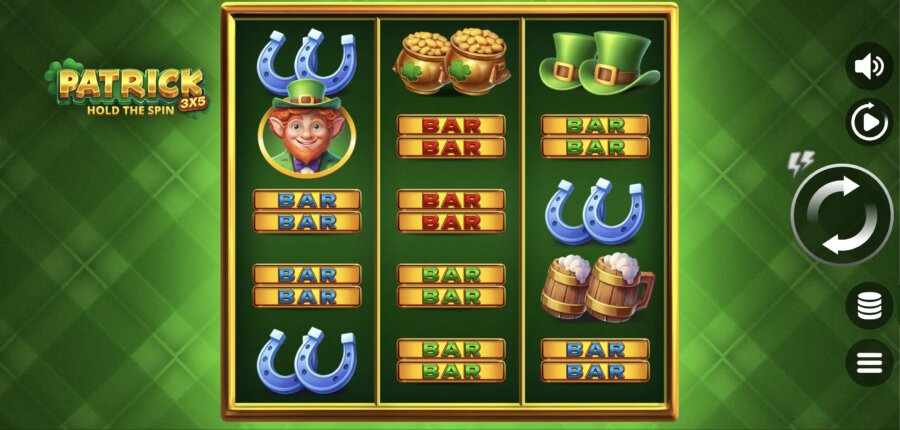 3x5 Patrick: Hold the Spin slot
