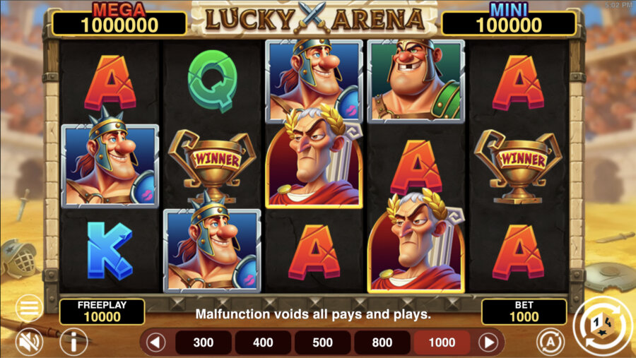 Lucky Arena Hold And Win slot