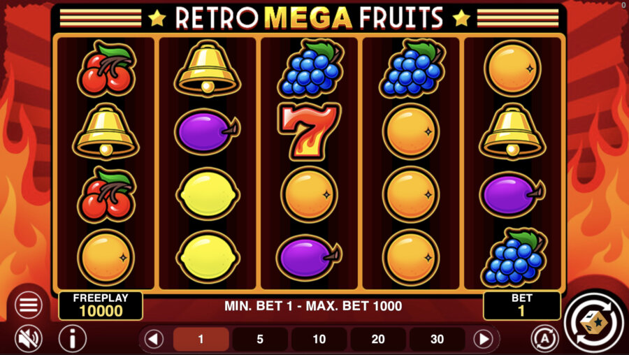 Retro Mega Fruits slot