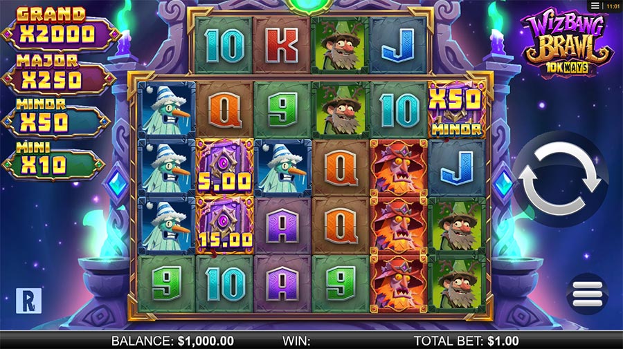 Wizbang Brawl 10K Ways slot