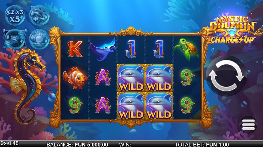 Mystic Dolphin Charge Up slot