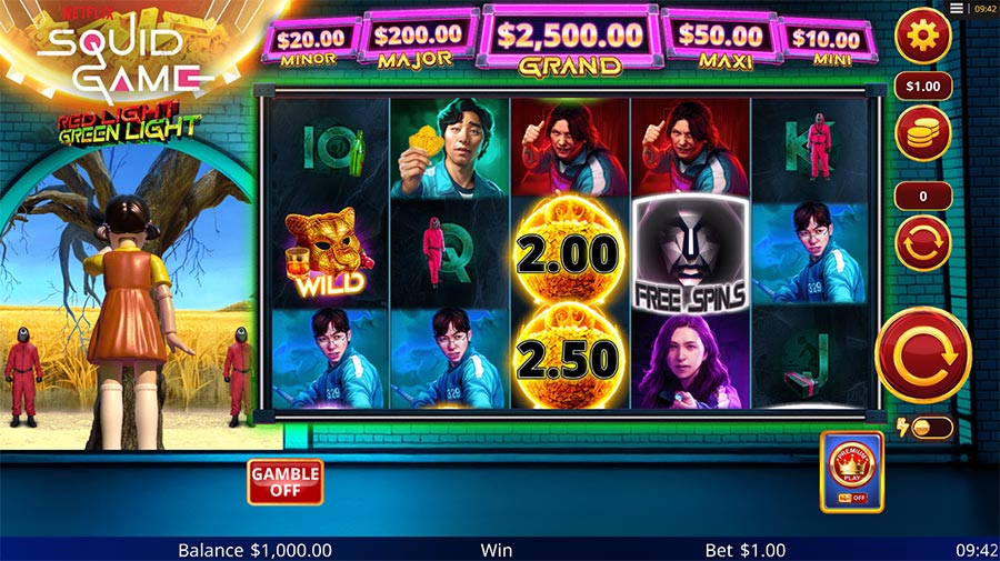 Squid Game: Red Light, Green Light slot