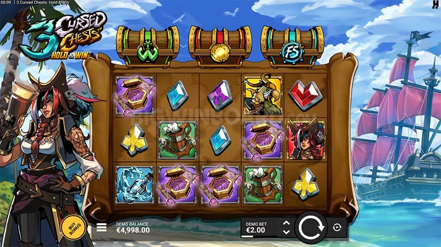 3 Cursed Chests slot