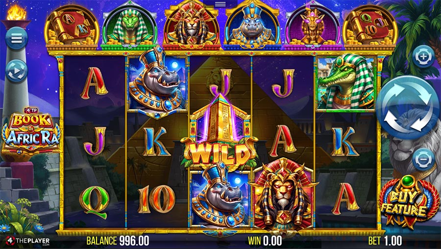 4TP Book of AfricRa slot