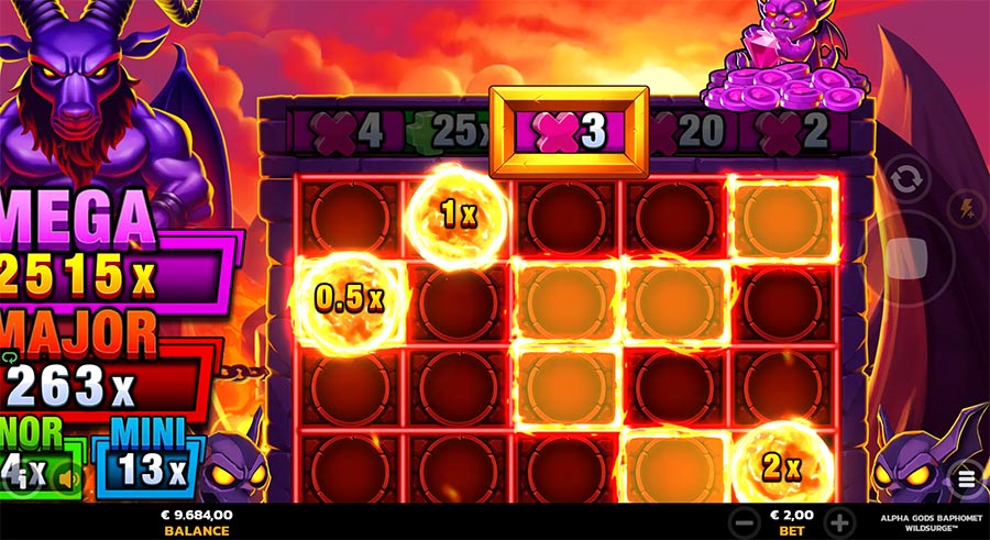 Alpha Gods Baphomet WildSurge slot