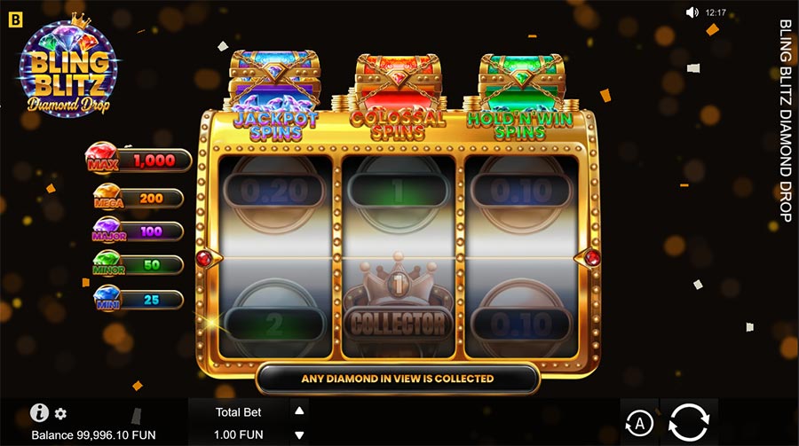 Bling Blitz Diamond Drop slot