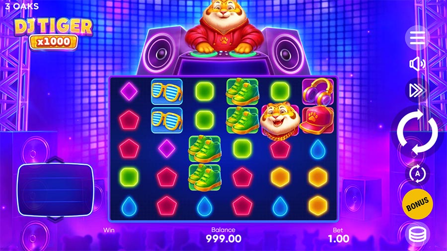 DJ Tiger x1000 slot