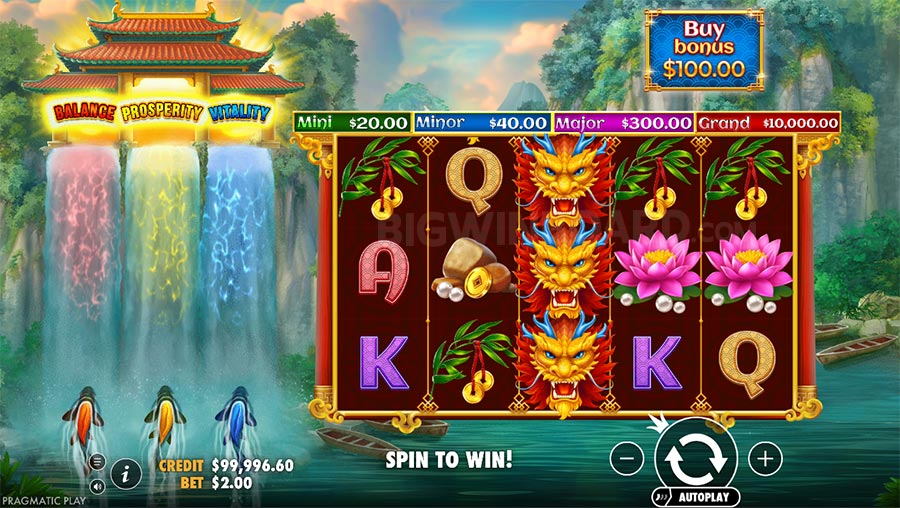 Dragon's Gate Bonus Choice slot