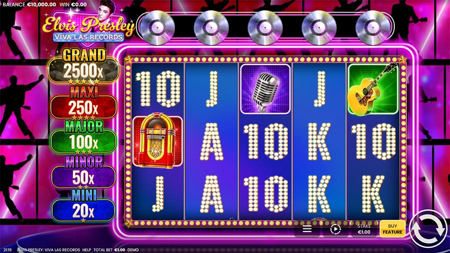 Elvis Presley Viva Las Records slot