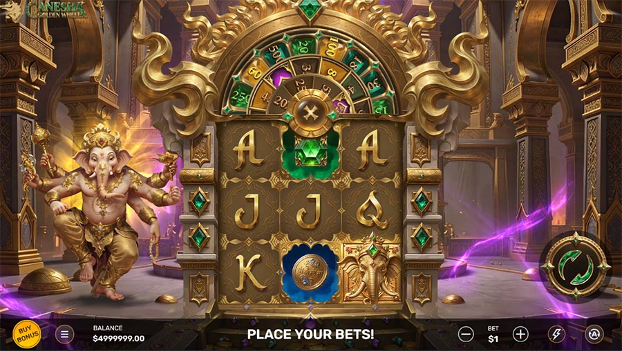Ganesha Golden Wheel (Croco Gaming) Slot Review & Demo