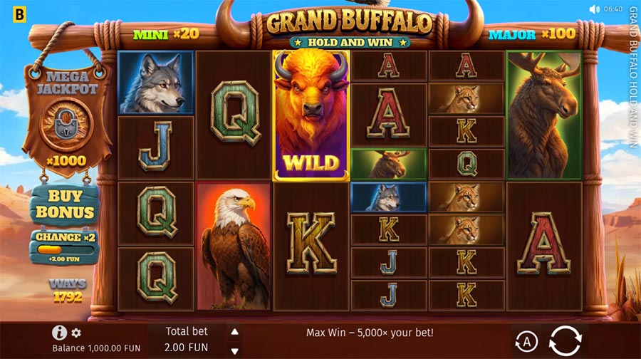 Grand Buffalo Hold & Win slot