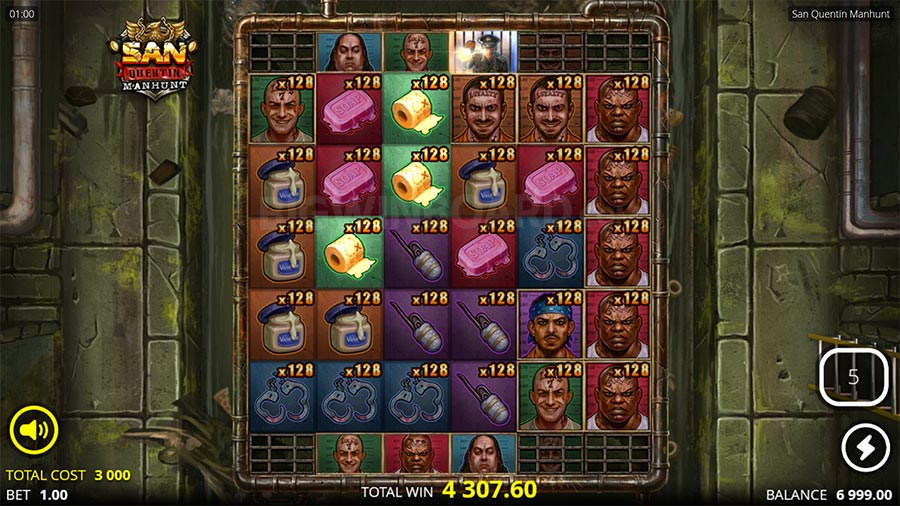 San Quentin Manhunt slot