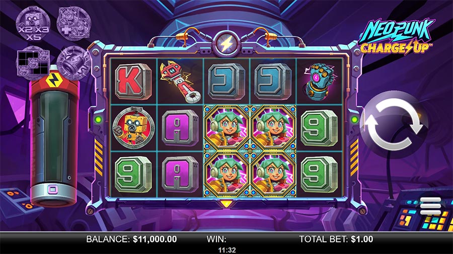 Neopunk Charge Up slot