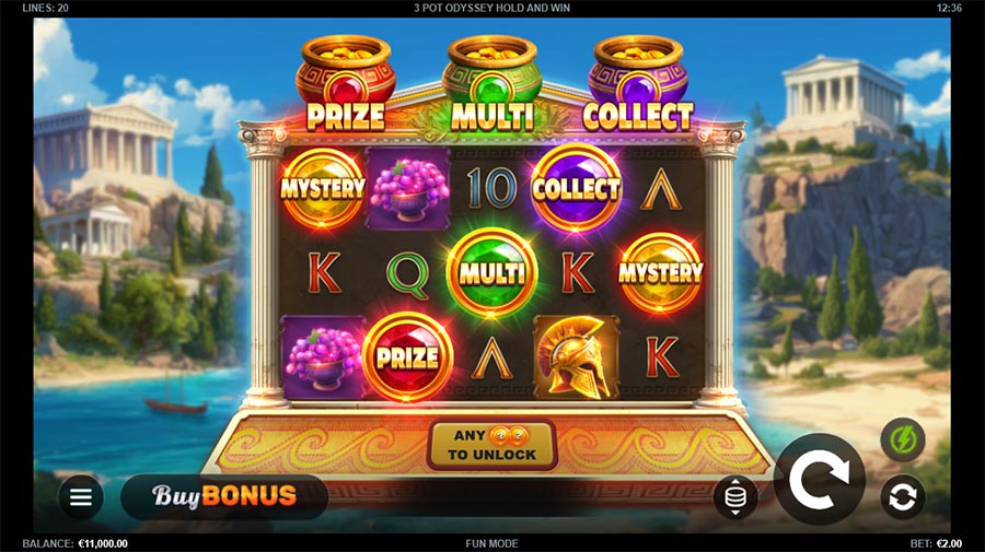 3 Pot Odyssey slot