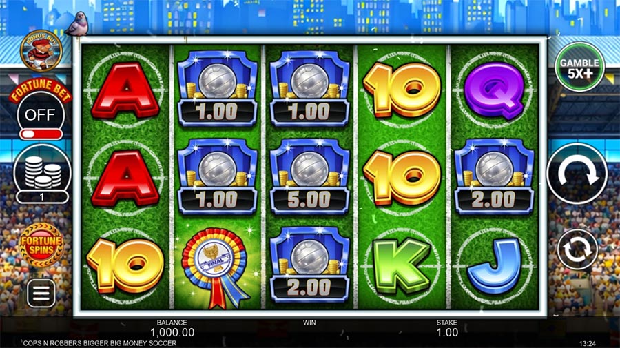 Cops ‘n’ Robbers Bigger Big Money Soccer slot