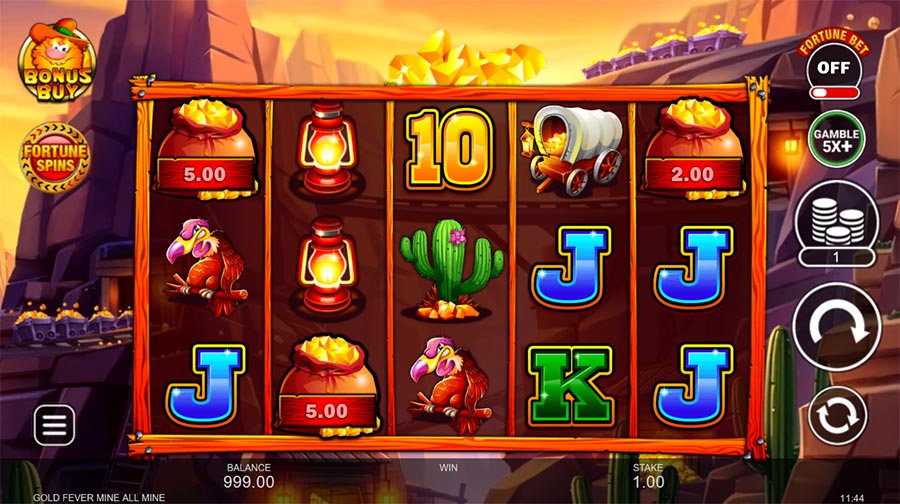 Gold Fever Mine All Mine slot