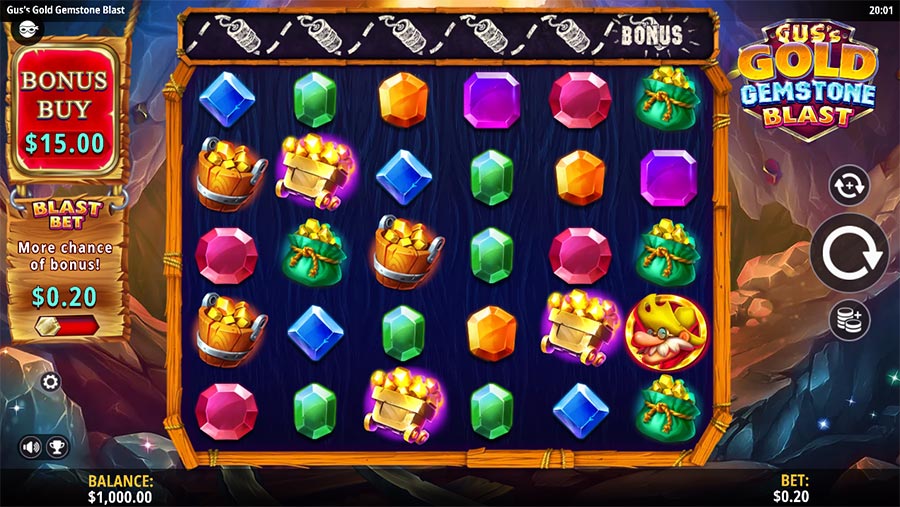 Gus’s Gold Gemstone Blast slot