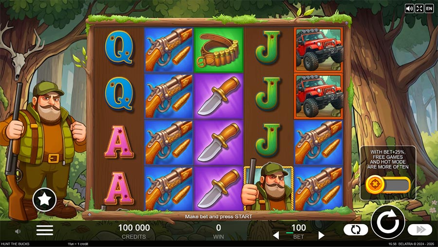 Hunt The Bucks slot