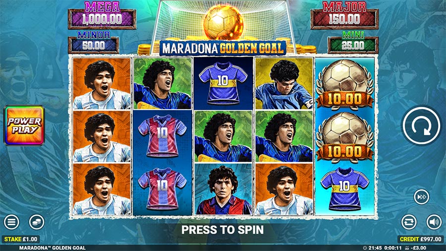 Maradona Golden Goal slot