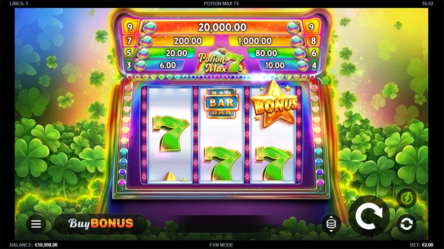Potion Max 7s slot