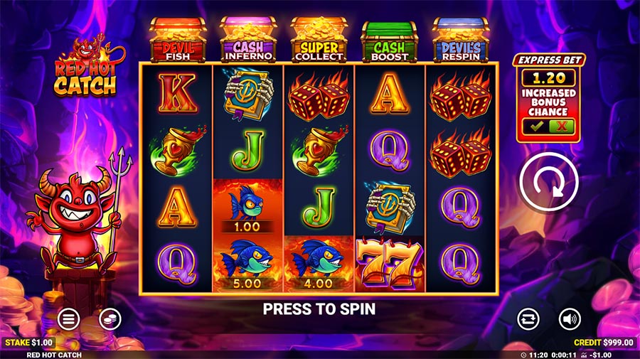 Red Hot Catch (Blueprint Gaming) Slot Review & Demo