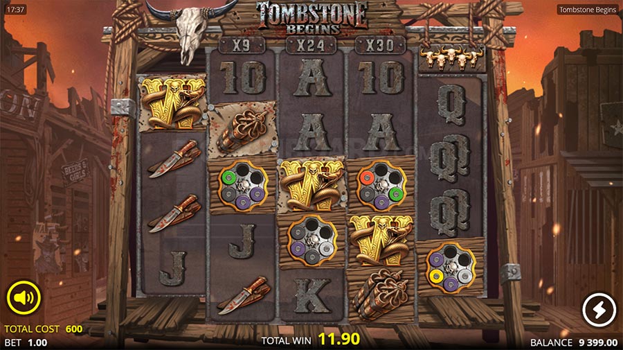 Tombstone Begins slot