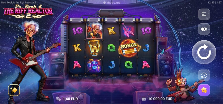 Dr. Rock & the Riff Reactor 2 slot