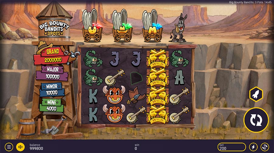 Big Bounty Bandits 3 Pots slot
