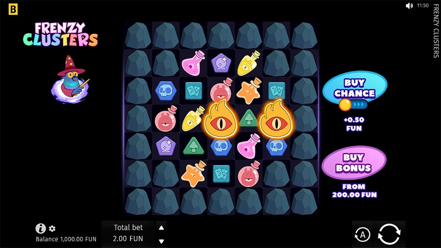 Frenzy Clusters slot
