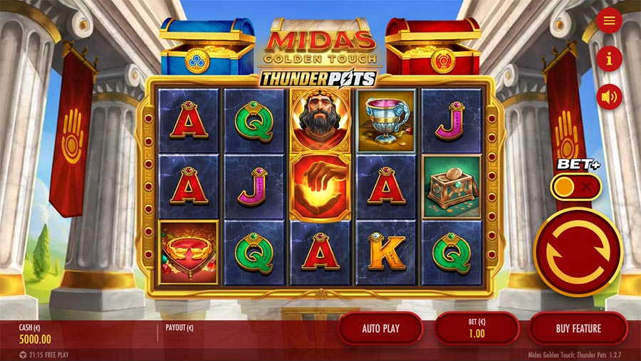 Midas Golden Touch Thunderpots slot
