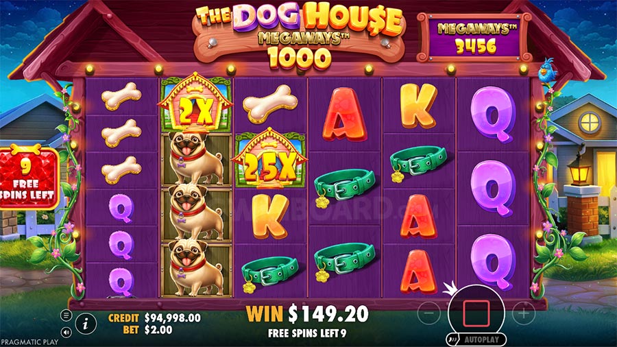 The Dog House Megaways 1000 slot