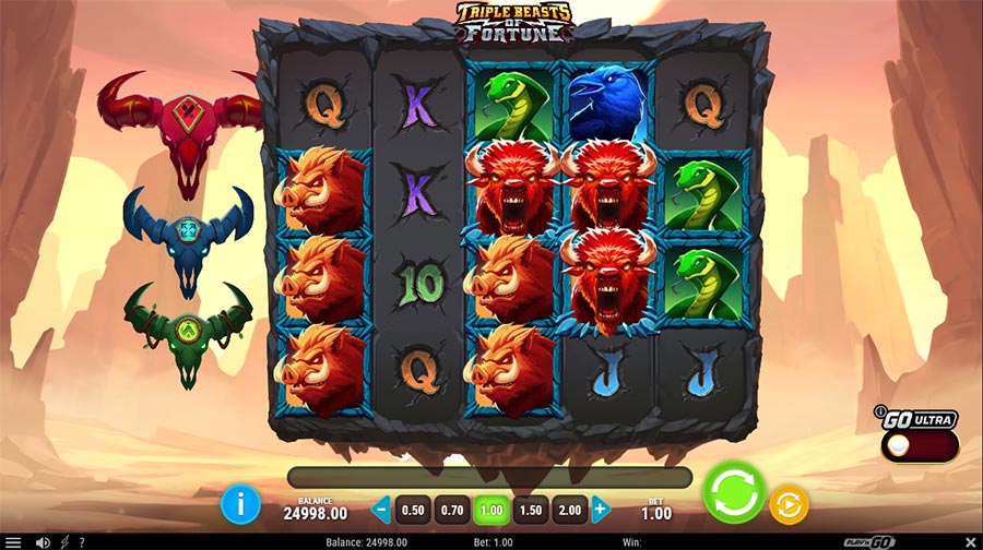 Triple Beasts of Fortune slot