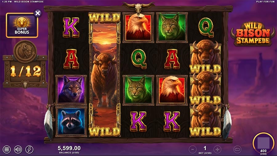 Wild Bison Stampede slot