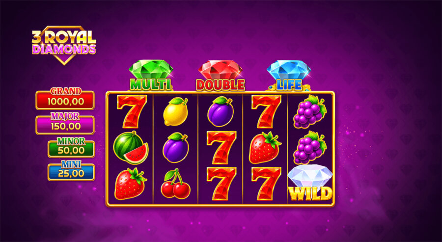 3 Royal Diamonds slot