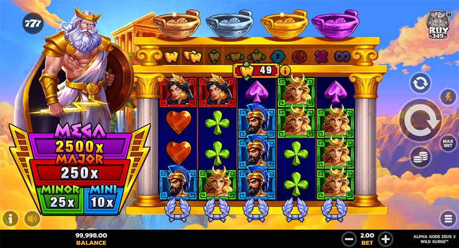 Alpha Gods Zeus 2 Wild Surge slot