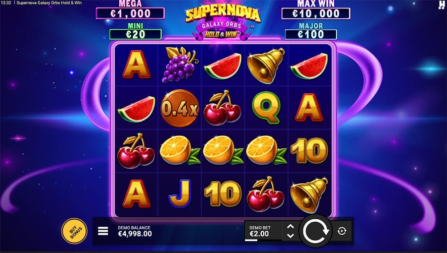 Supernova Galaxy Orbs slot
