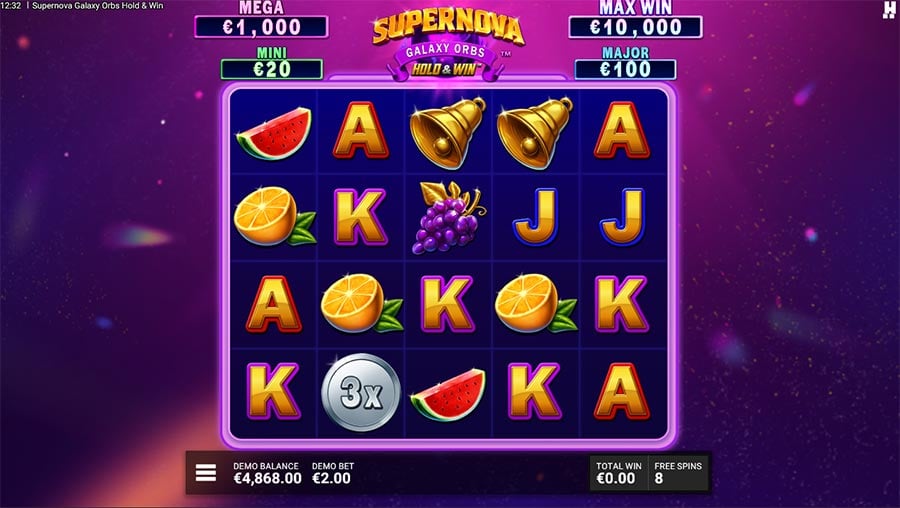 Supernova Galaxy Orbs slot