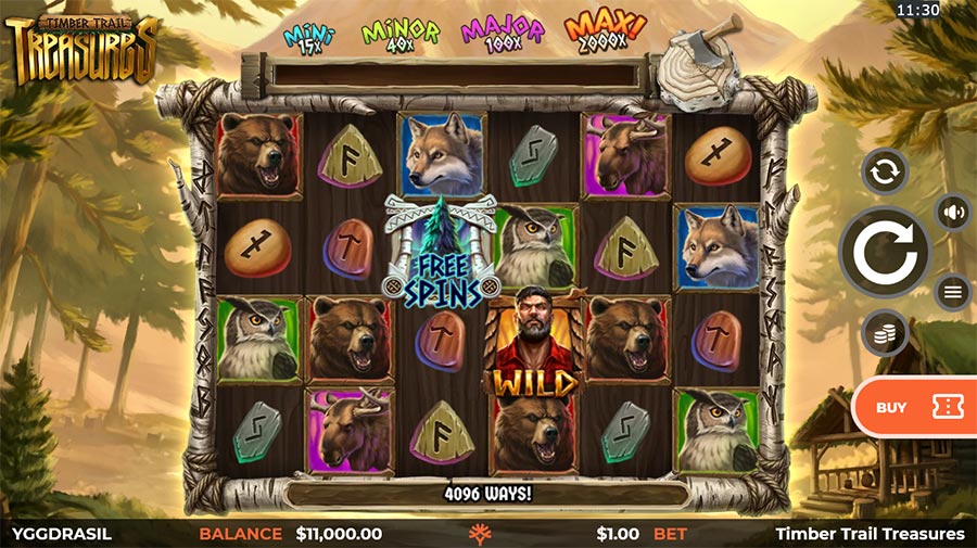 Timber Trail Treasures slot