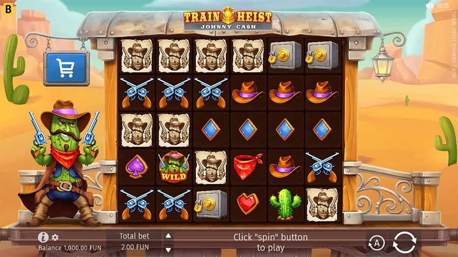 Train Heist Johnny Cash slot