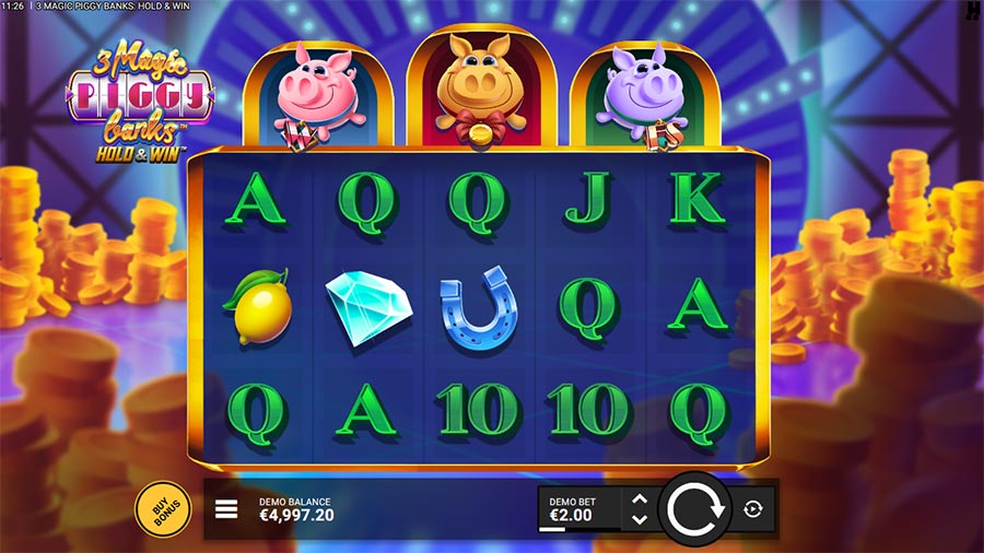 3 Magic Piggy Banks Hold & Win slot