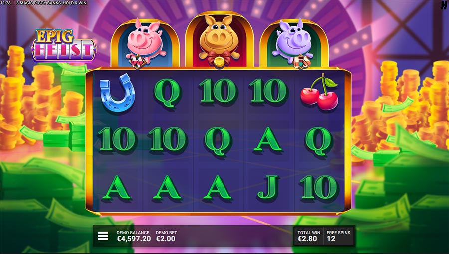 3 Magic Piggy Banks Hold & Win slot
