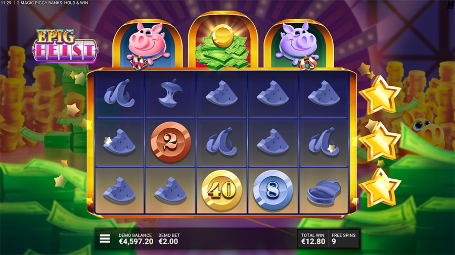 3 Magic Piggy Banks Hold & Win slot
