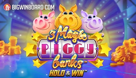 3 Magic Piggy Banks Hold & Win