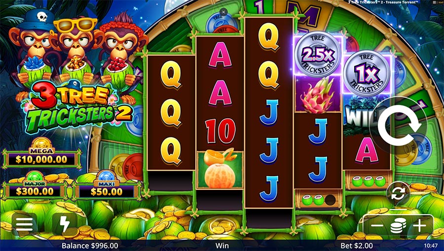 3 tree tricksters 2 slot