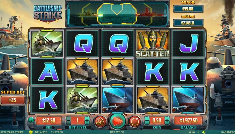 Battleship Strike Slot