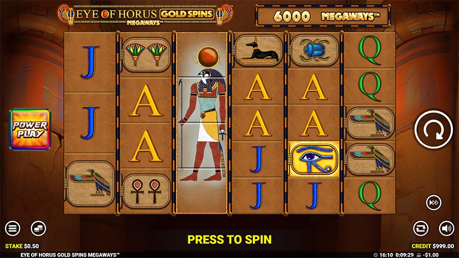 Eye of Horus Gold Spins Megaways slot